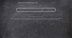 Desktop Screenshot of batteryreconditioning.com